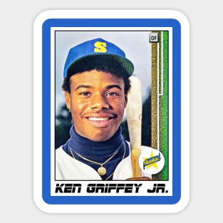 Ken Griffey Jr Rookie Card Sticker